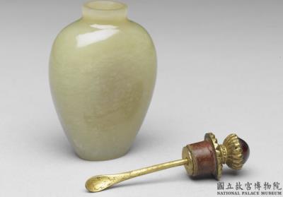 图片[3]-Jade flat snuff bottle, 18th century, Qing dynatsy-China Archive